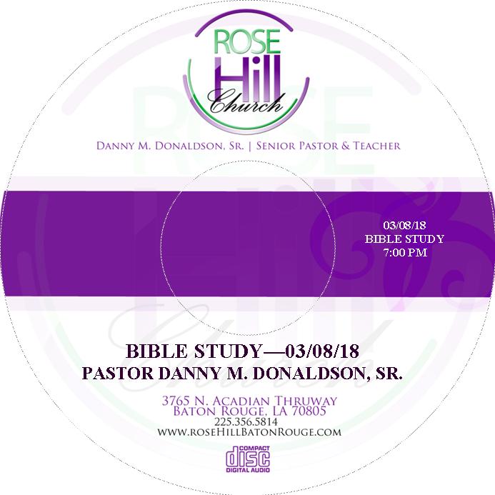 Bible Study 3.8.18