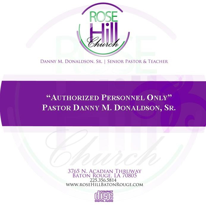 "Authorized Personnel Only"