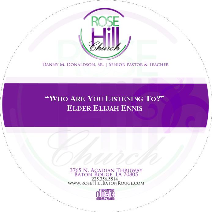 Who Are You Listening To?- 03/08/20