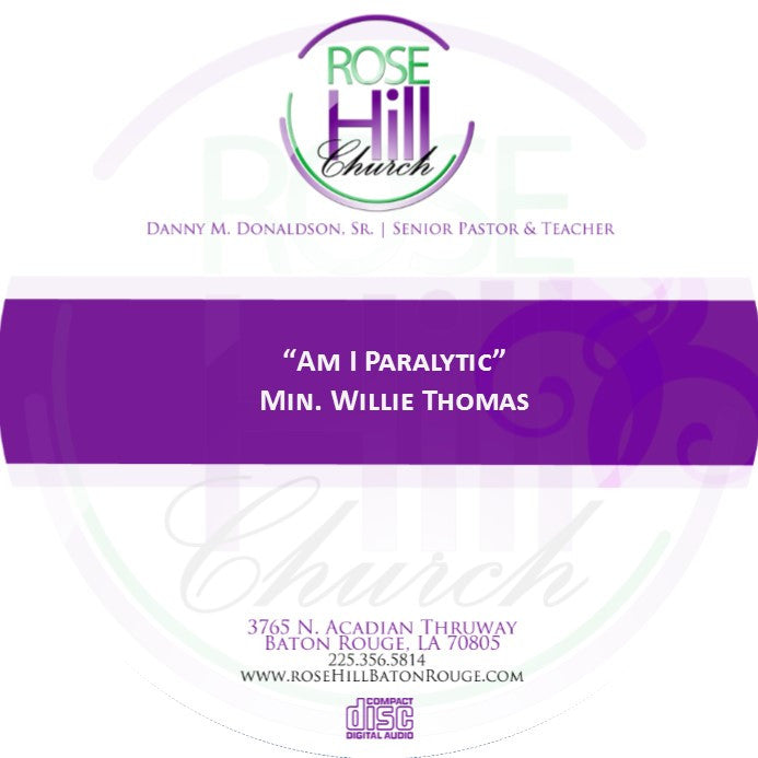Am I Paralytic - Min. Thomas (CD)