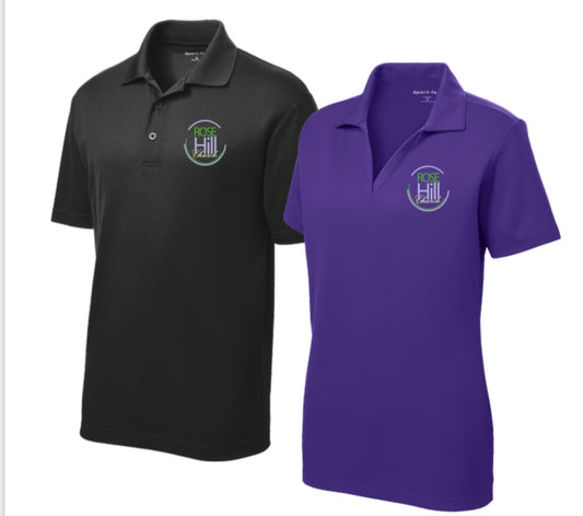 Rose Hill Church Embroidered Golf Polo
