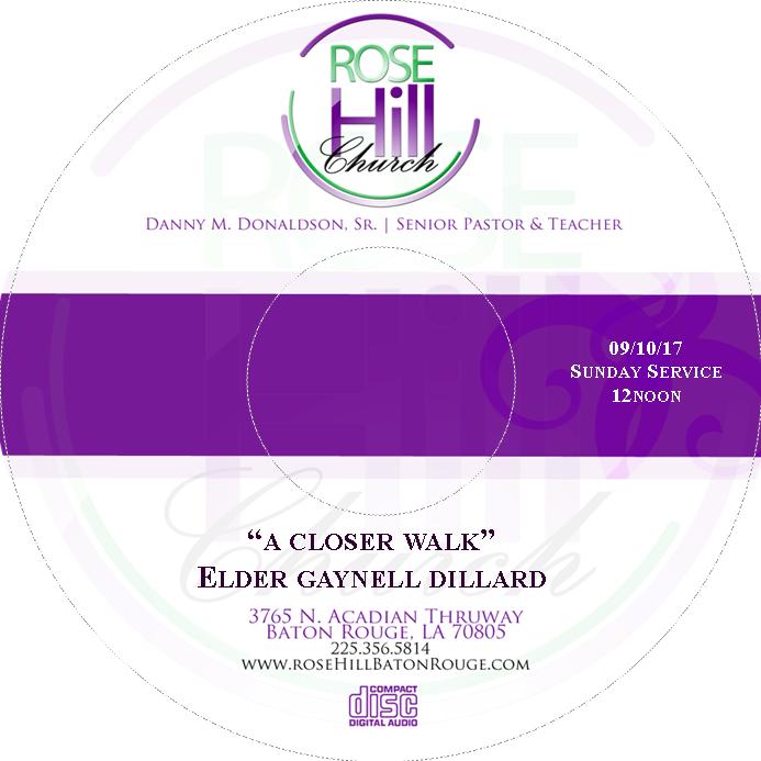 A Closer Walk - Elder Gaynell Dillard